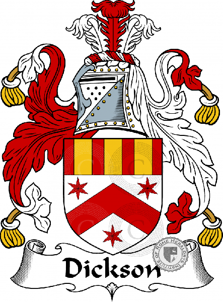 Wappen der Familie Dickson