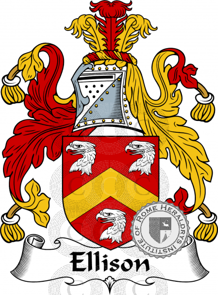 Wappen der Familie Ellison   ref: 54723