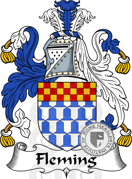 Coat of arms of family Fleming   ref: 54792