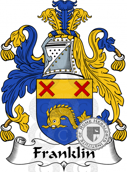 Coat of arms of family Frankland, Franklin