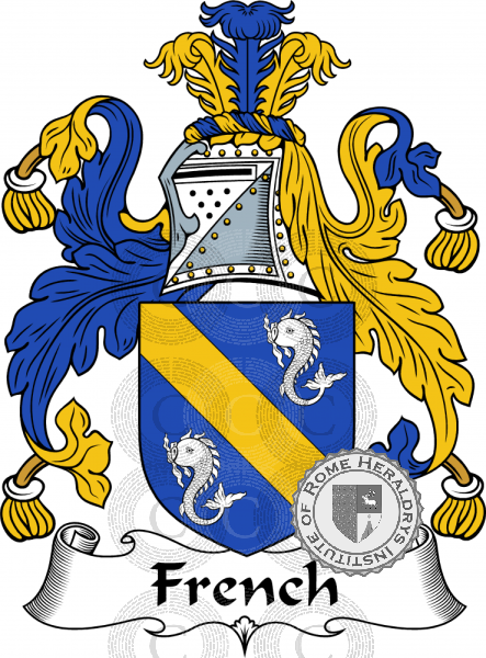 Wappen der Familie French   ref: 54828