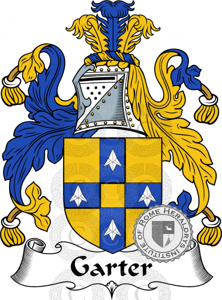 Coat of arms of family Garter   ref: 54859