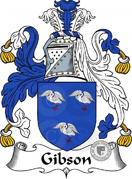 Coat of arms of family Gibson