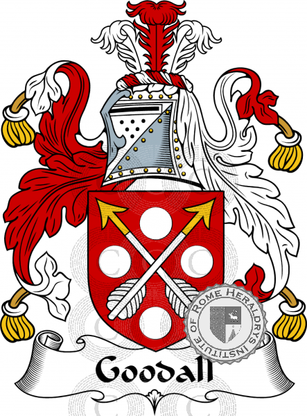 Coat of arms of family Goodall   ref: 54914