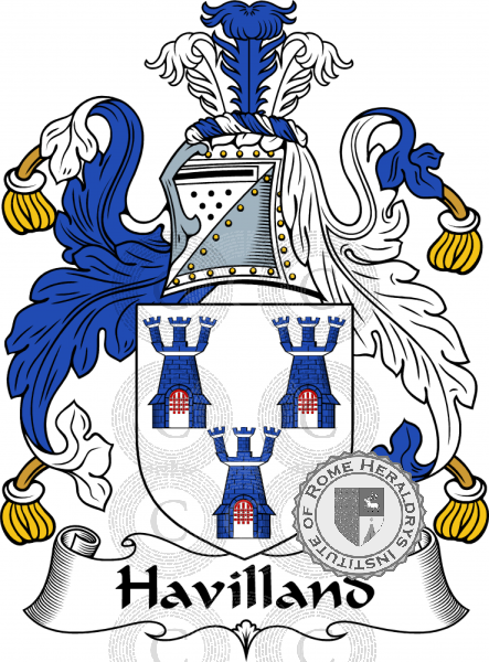 Wappen der Familie Havilland   ref: 55062