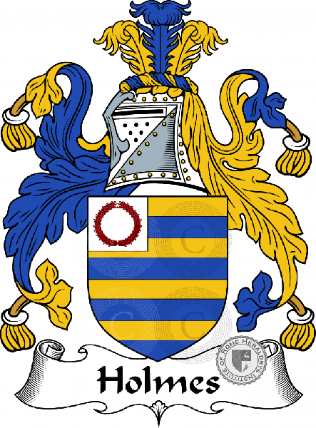 Coat of arms of family Holme, Holmes, Hulme