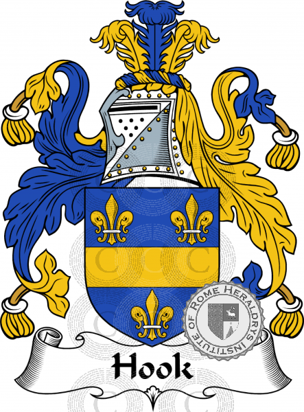Wappen der Familie Hook, Hooke, Hooke   ref: 55190