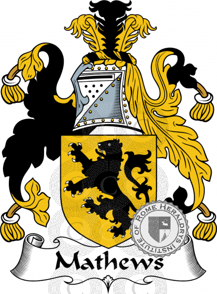 Wappen der Familie Mathews   ref: 55549