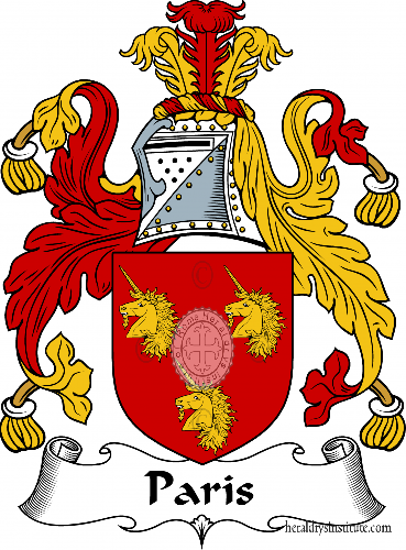 Wappen der Familie Paris   ref: 55796
