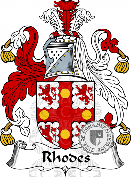 Wappen der Familie Rhodes