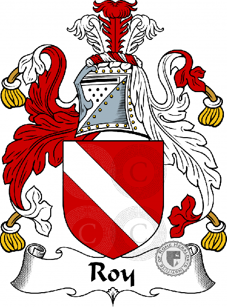 Coat of arms of family Roy   ref: 56161