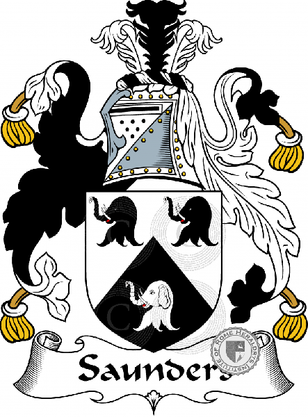 Wappen der Familie Saunders