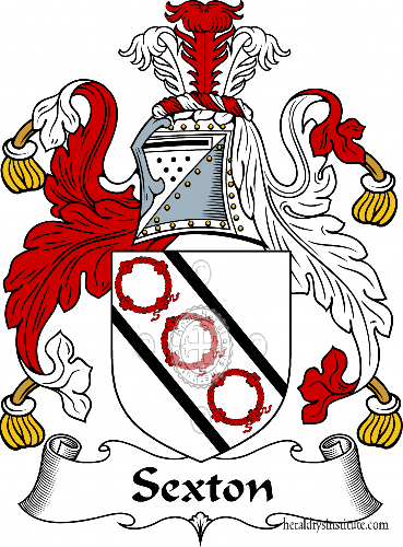Coat of arms of family Sexton
