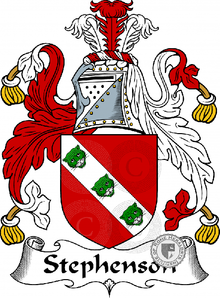Coat of arms of family Stephenson, Stevenson