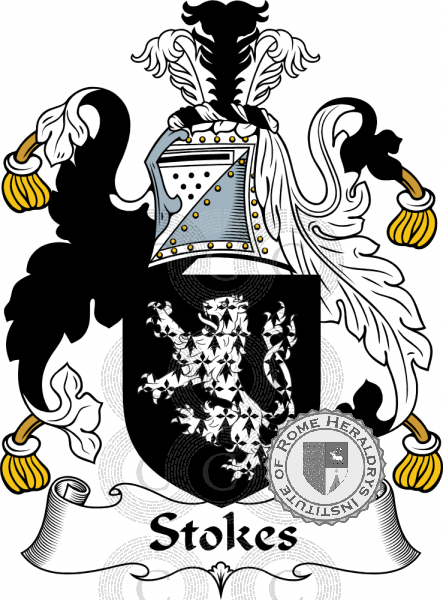 Wappen der Familie Stokes, Stock, Stock   ref: 56437