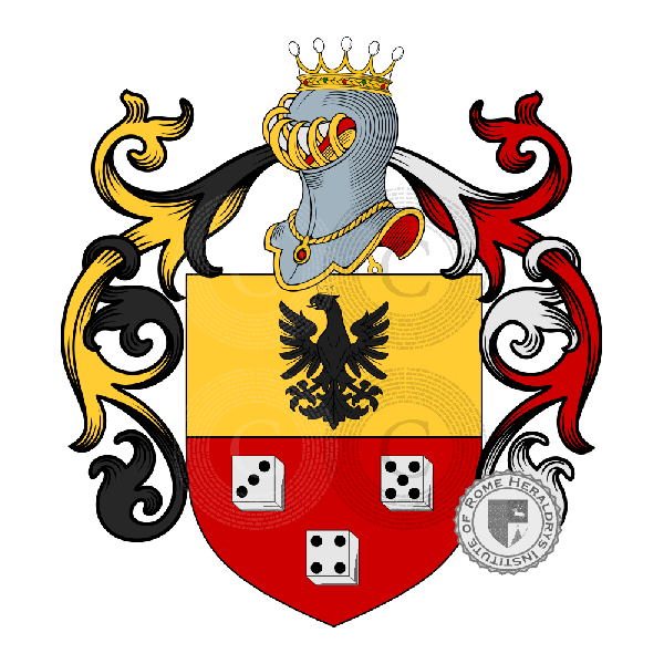Coat of arms of family Quadrio, Quadranti