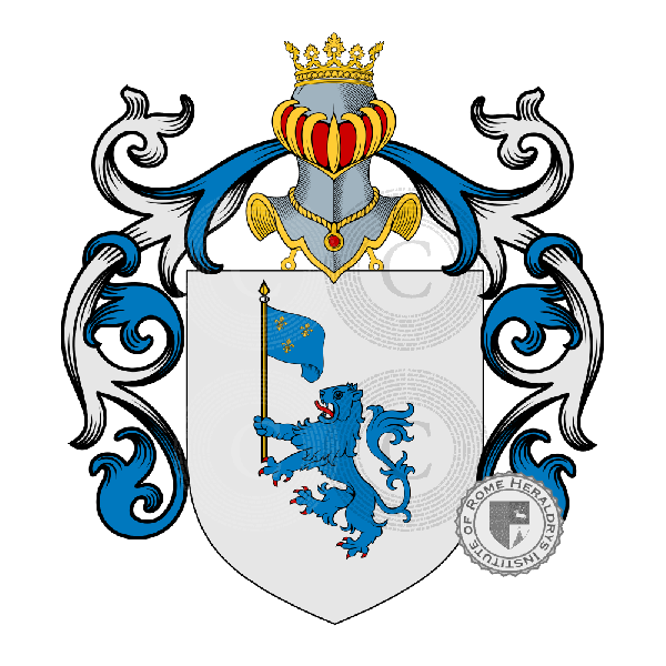 Escudo de la familia Acciaioli, Acciajoli