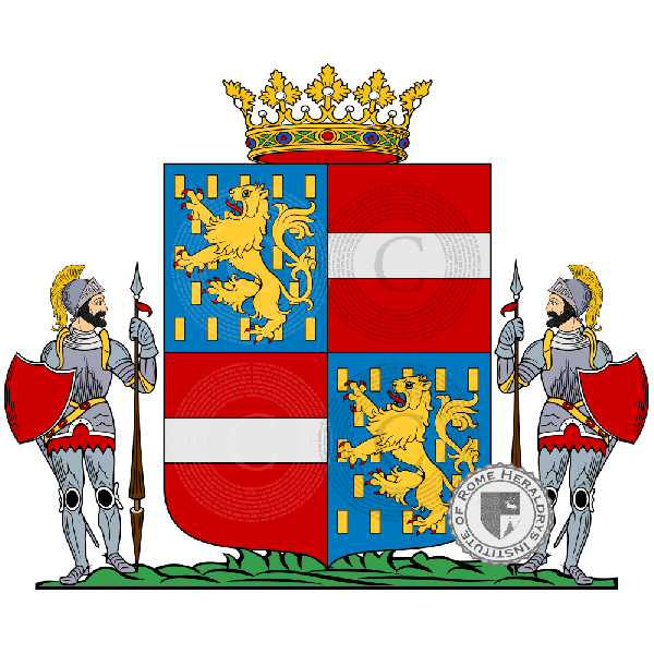 Wappen der Familie Nassau Corroy