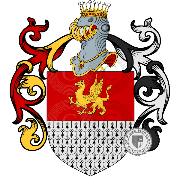 Wappen der Familie Nuvoloni, Nuvolone, Novellone
