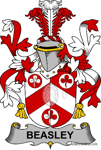 Coat of arms of family Beasley   ref: 58129