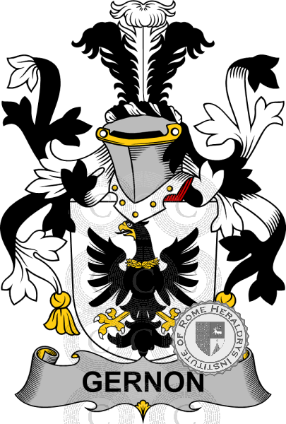 Wappen der Familie Gernon, Garland, Garland   ref: 58557