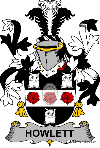 Coat of arms of family Howlett, Hewlett, Hewlett   ref: 58714