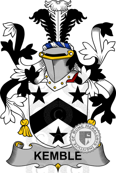 Wappen der Familie Kemble   ref: 58757