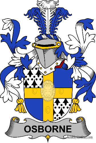 Coat of arms of family Osborne   ref: 59088