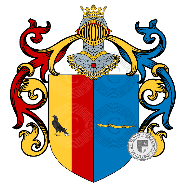 Escudo de la familia Balsamo Viperano