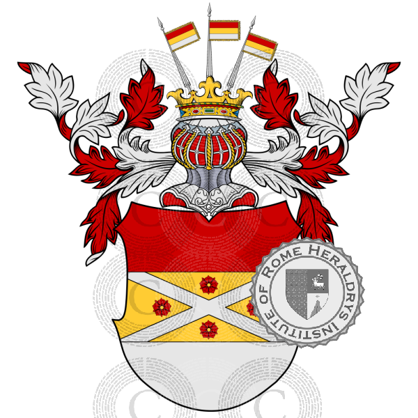 Wappen der Familie Knorr von Rosenroth, Knor z Rozmrottu, Khnorr, Knor, Knorr