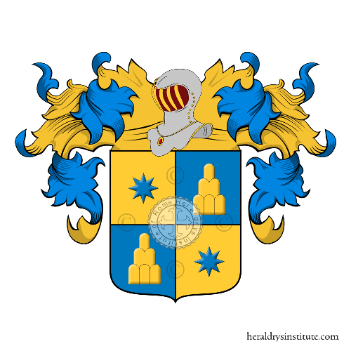 Coat of arms of family Pannilini (Siena - Roma)