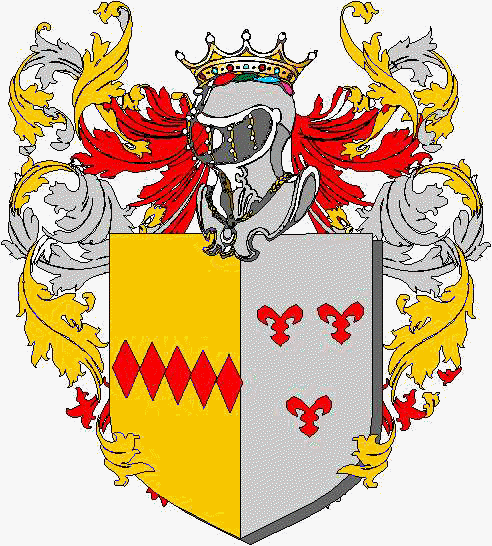 Coat of arms of family Bardi Serzelli   ref: 3204