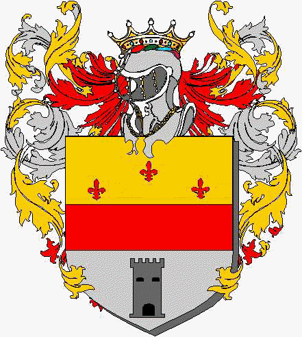 Coat of arms of family Bennicelli   ref: 4045