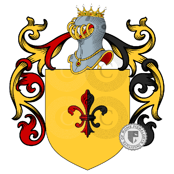 Coat of arms of family Reni