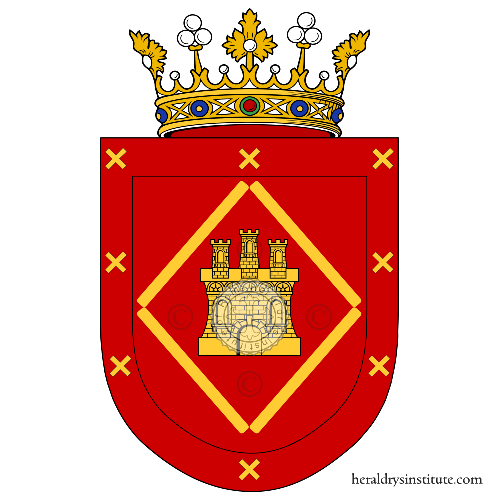 Escudo de la familia Navas, Navaz (Espanha)