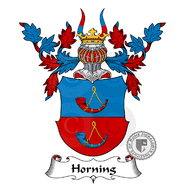 Wappen der Familie Horning