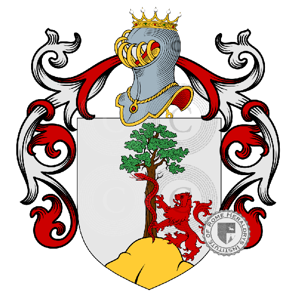 Coat of arms of family Paolelli