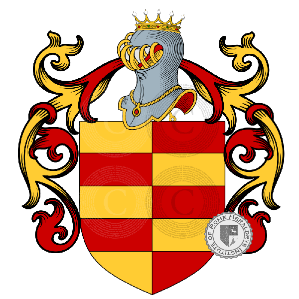Coat of arms of family Serragli, Serraglio
