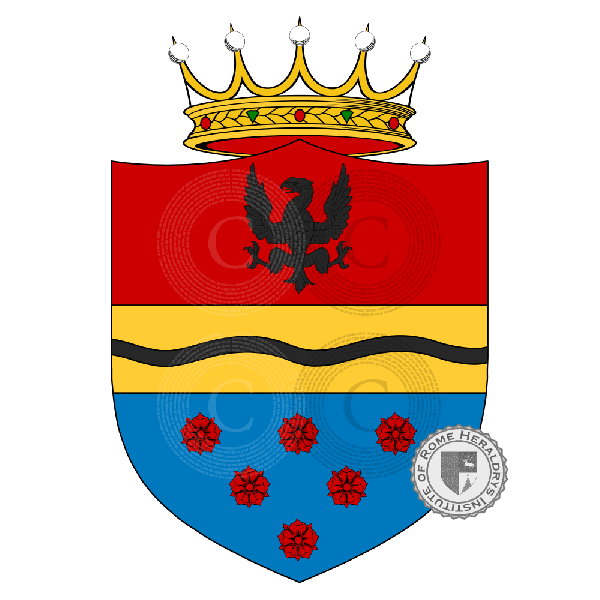 Coat of arms of family Marcellini, Marcellino