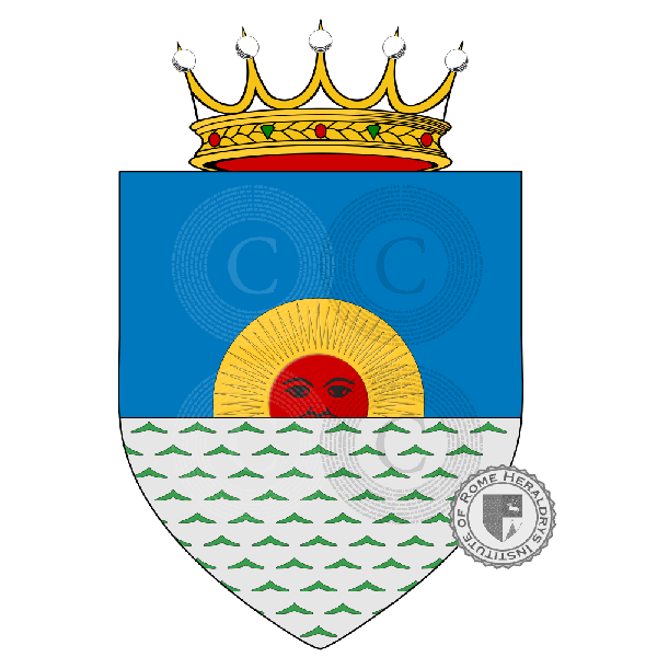 Coat of arms of family Bruzzone