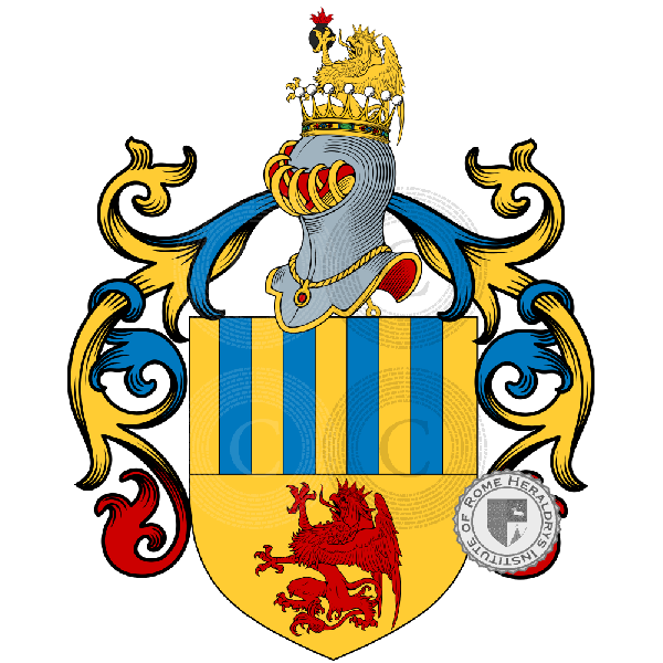 Wappen der Familie La Monaca, Delle Monache, Lo Monaco