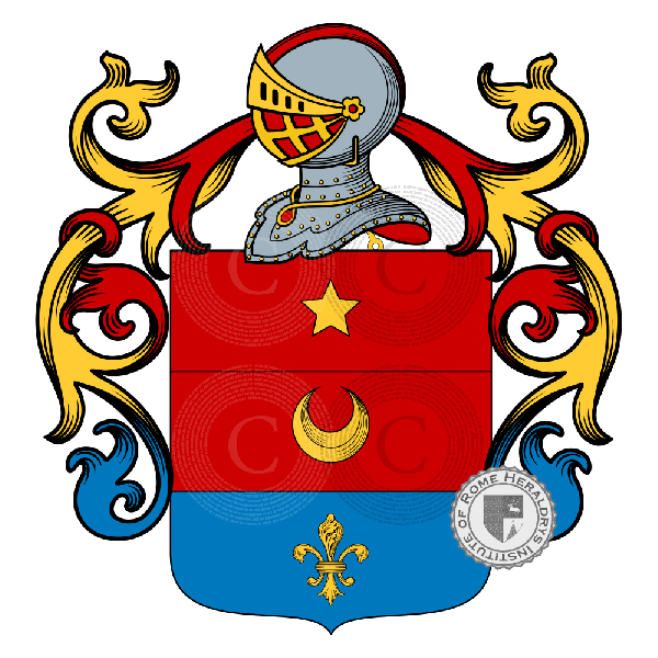 Coat of arms of family Bellinato