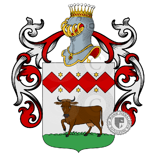 Escudo de la familia Vaccarone, Vaccaroli
