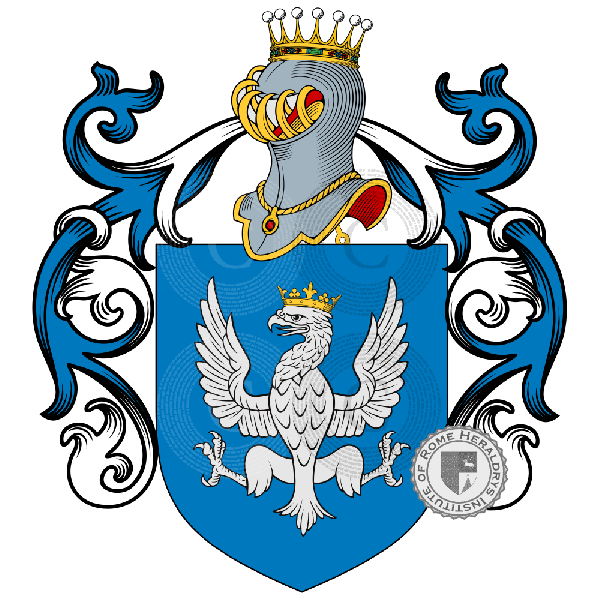 Coat of arms of family Dell'aquila 