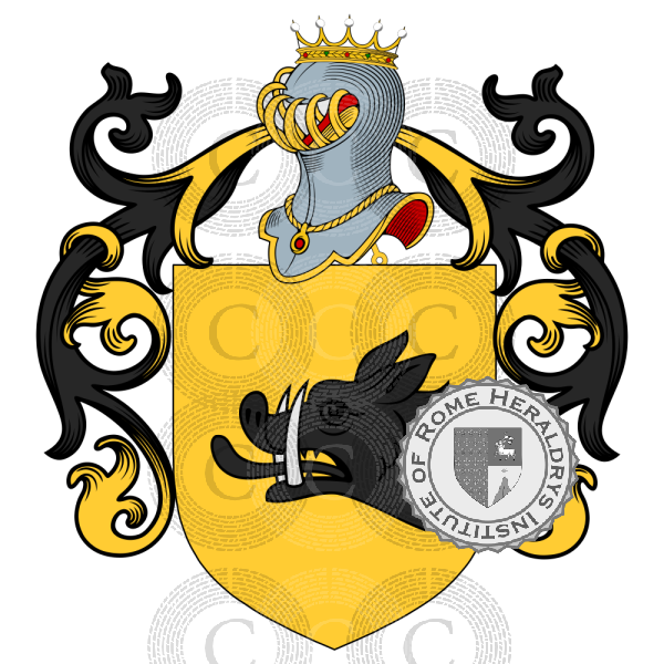 Coat of arms of family Giunta Bindi, Di Giunta, Bindi, Di Giunta, Bindi   ref: 885601