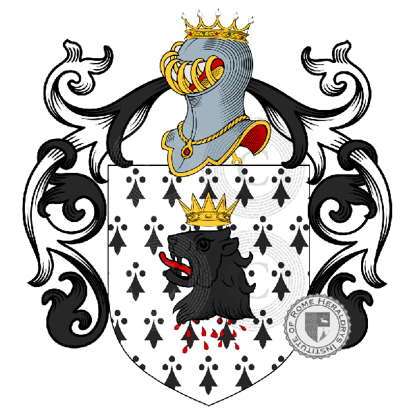 Wappen der Familie Capuano, Capuani