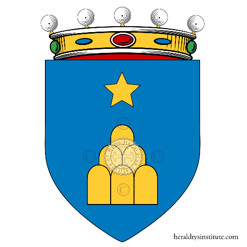Coat of arms of family Paule, Di Paola, De Paulo, Paulo, De Paula