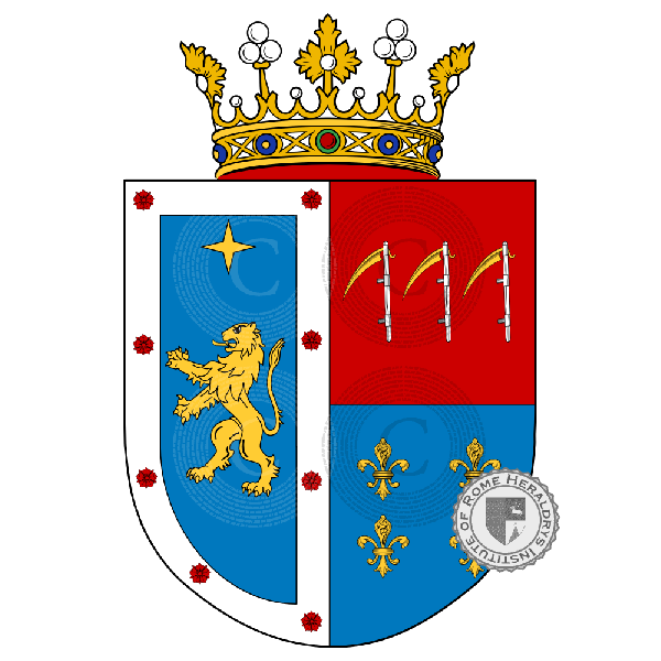 Coat of arms of family Ortiz, Ortiz de Rozas