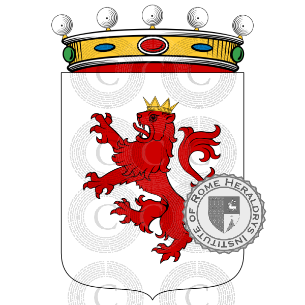 Coat of arms of family Calizzano, Calissano