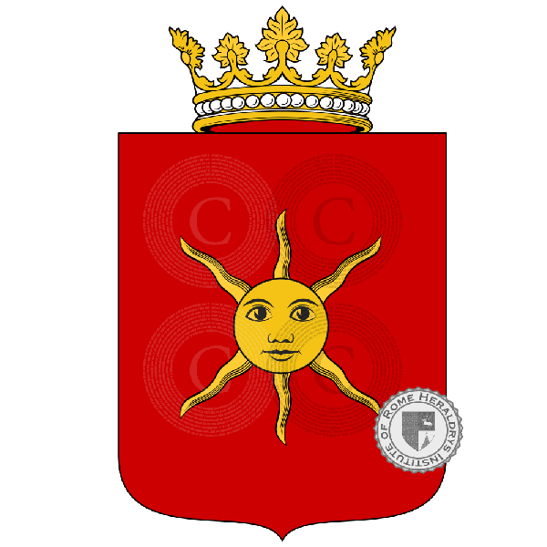 Coat of arms of family Cacci, Cavazzi, Caccio, Cavaccio, Gavazzi Vivimpace